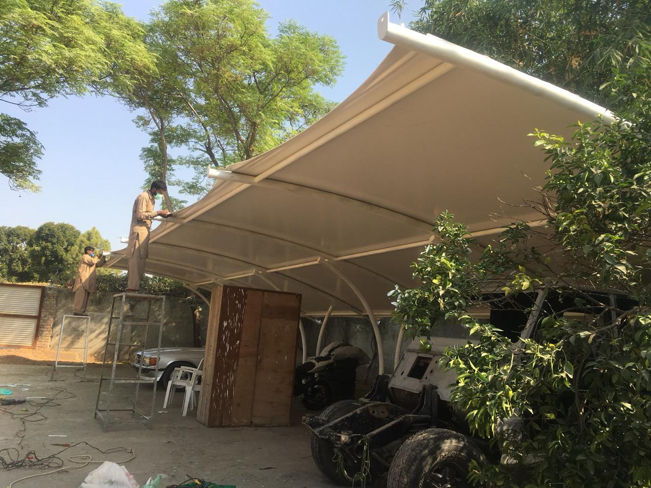 home car parking shed