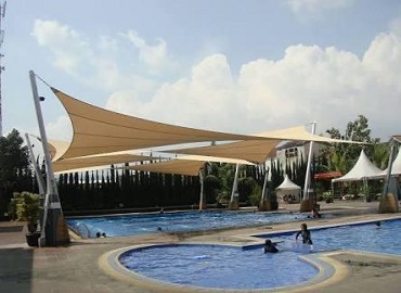 swimming pool shed